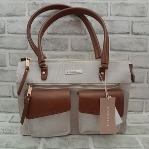 Vanessa Fiorelli Women's Satchel Handbag Natural